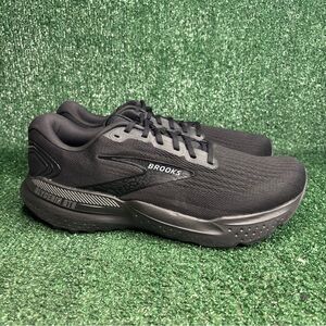 Brooks Glycerin GTS 21 Shoes Mens Size 12.5 EE Triple Black Running 1104202E020